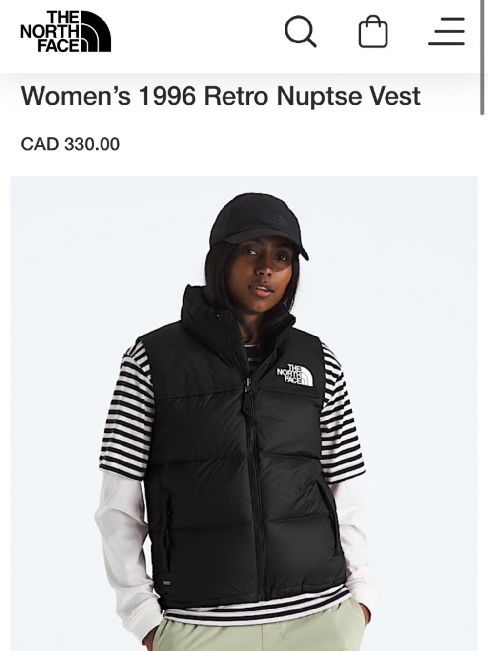 North Face Nuptse Vest